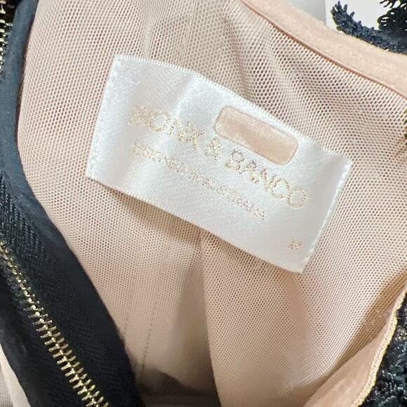 Bronx & Banco Tiffany Ruffle Lace Midi Dress Size M - Picture 6 of 8